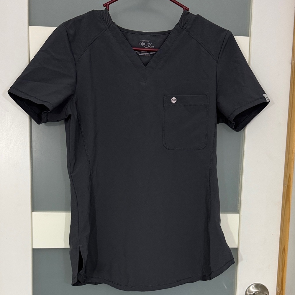 NFINITY Black Short Sleeve Women's Workwear Medical